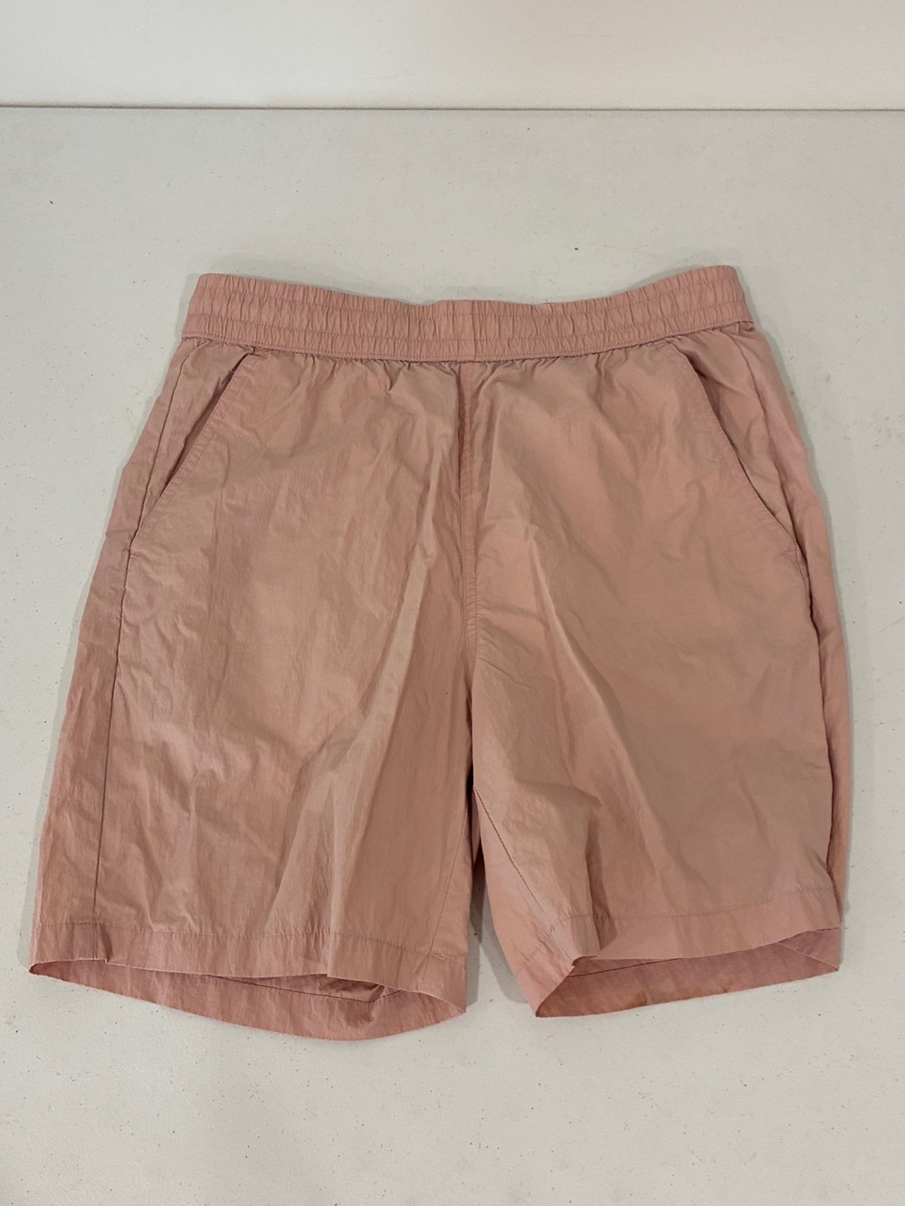 Original Use Mens 6” Woven Nylon Swim/ Casual Shorts Pink Size Small